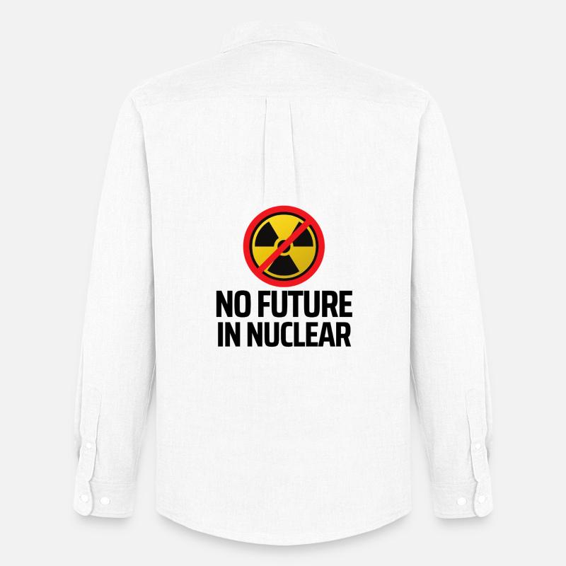 No nuclear power - Men's Oxford Shirt by Stanley/Stella - white