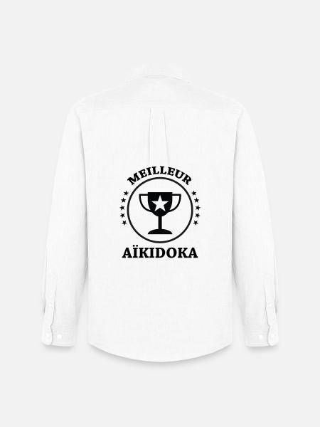Best Aikido - Aikido - Men's Oxford Shirt by Stanley/Stella - white