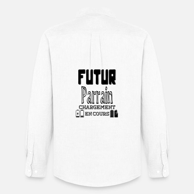 Future Sponsor Loading In Progress - Men's Oxford Shirt by Stanley/Stella - white