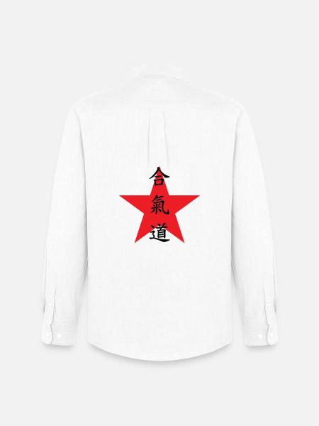 Aikido - Martial Art - Aikido - Men's Oxford Shirt by Stanley/Stella - white