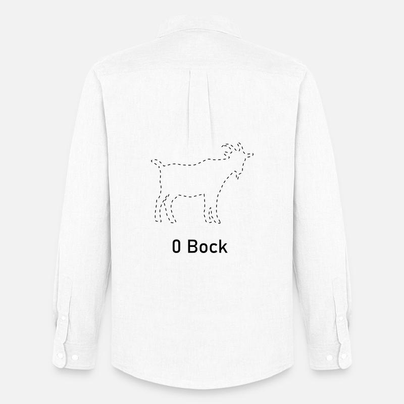 Null Bock - Männer Oxford Hemd von Stanley/Stella - Weiß