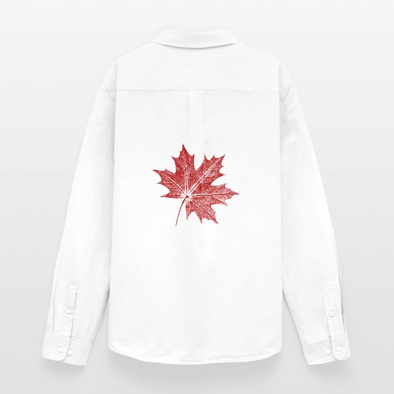 Maple leaf Men's Oxford Shirt by Stanley/Stella