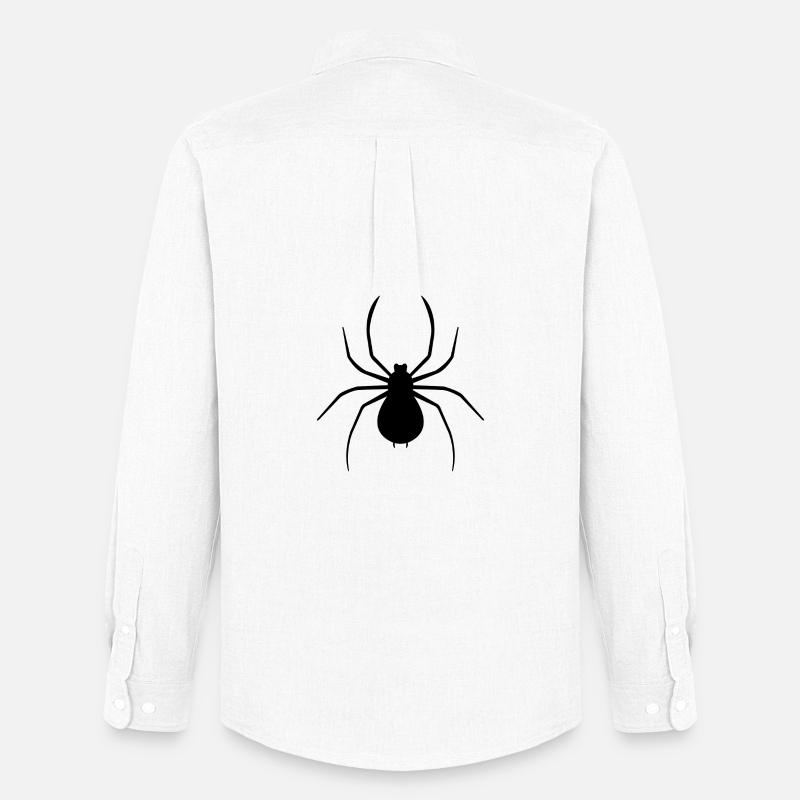 Spinne - Männer Oxford Hemd von Stanley/Stella - Weiß