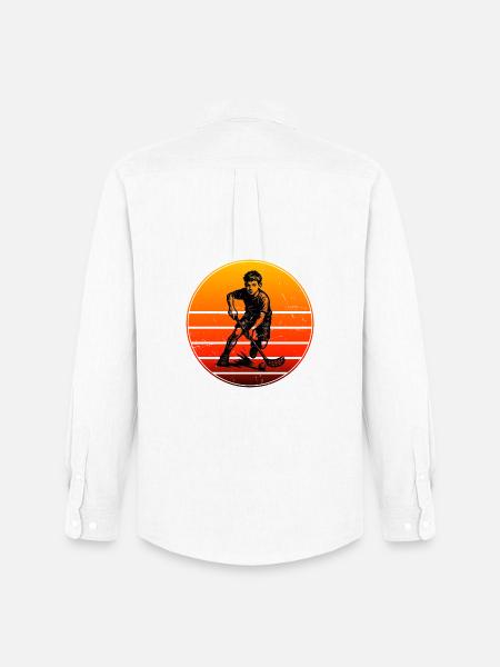 Cool floorball inspiration - Men's Oxford Shirt by Stanley/Stella - white