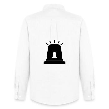 Siren light - Men's Oxford Shirt by Stanley/Stella - white - Back - AI Model Male 185 dark (185cm)