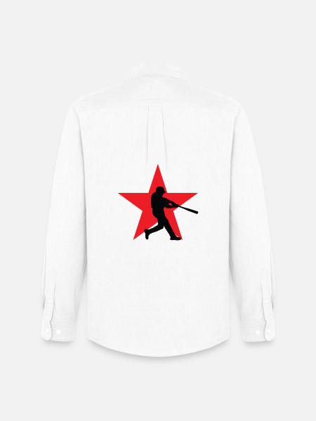 Baseball – Sport - Männer Oxford Hemd von Stanley/Stella - Weiß
