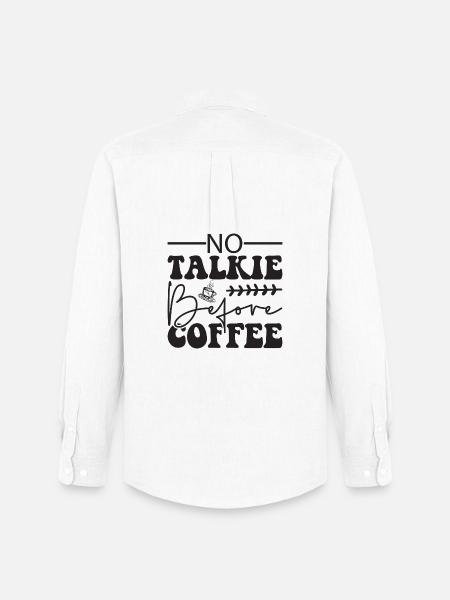 I don't say I love coffee - Men's Oxford Shirt by Stanley/Stella - white
