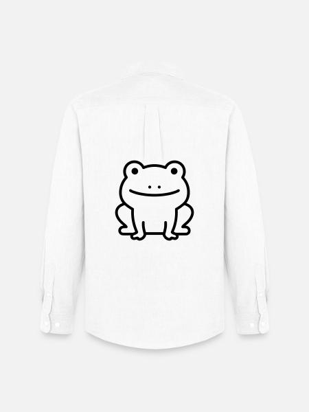grenouille - Chemise Oxford homme Stanley/Stella - blanc