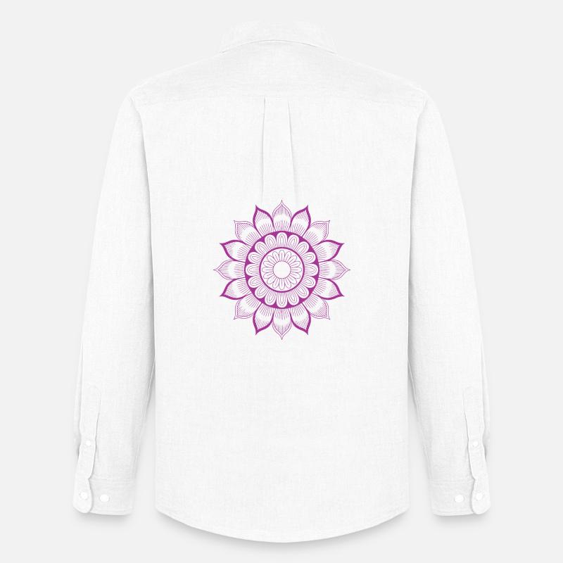 Mandala - Stanley/Stella Camicia Oxford uomo - bianco