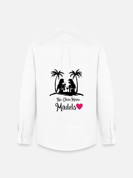 Never without my girls' heart - Men's Oxford Shirt by Stanley/Stella - white