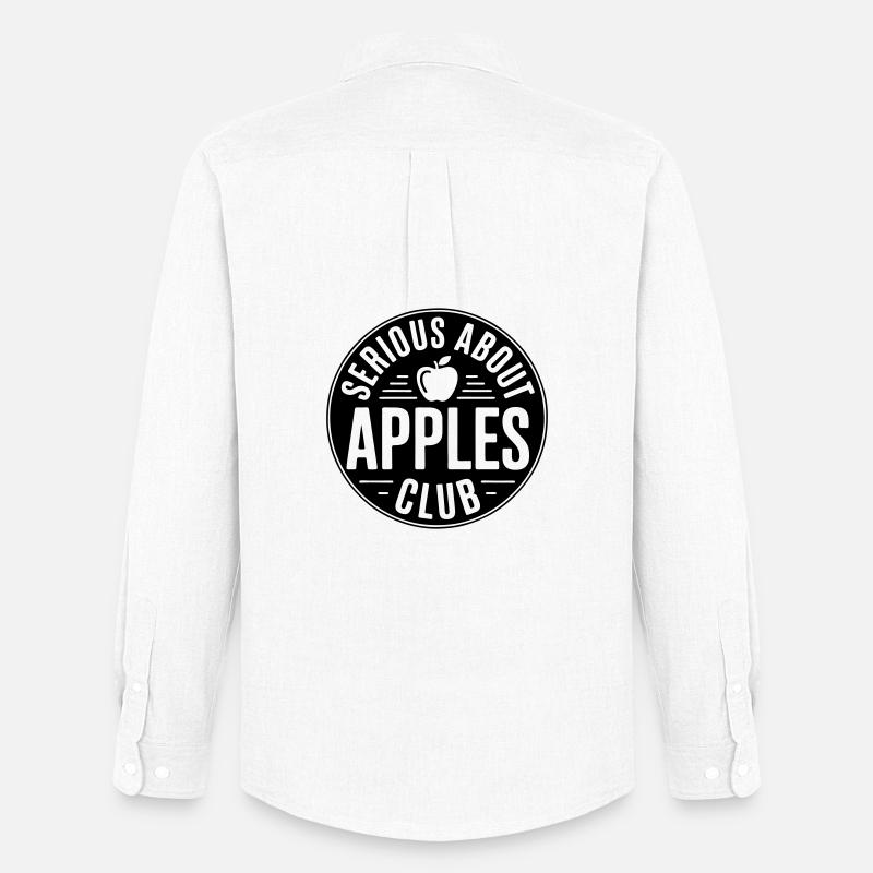 Äpfel - Serious about apples club - Männer Oxford Hemd von Stanley/Stella - Weiß