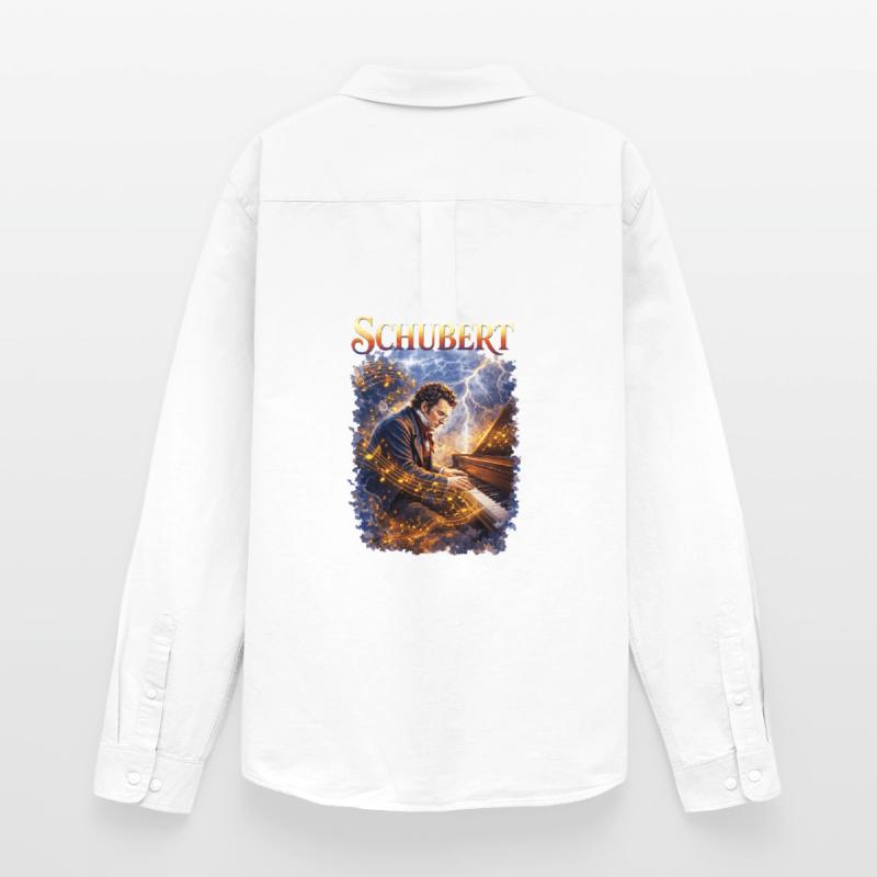 Schubert Piano Magic Tempest Men's Oxford Shirt by Stanley/Stella