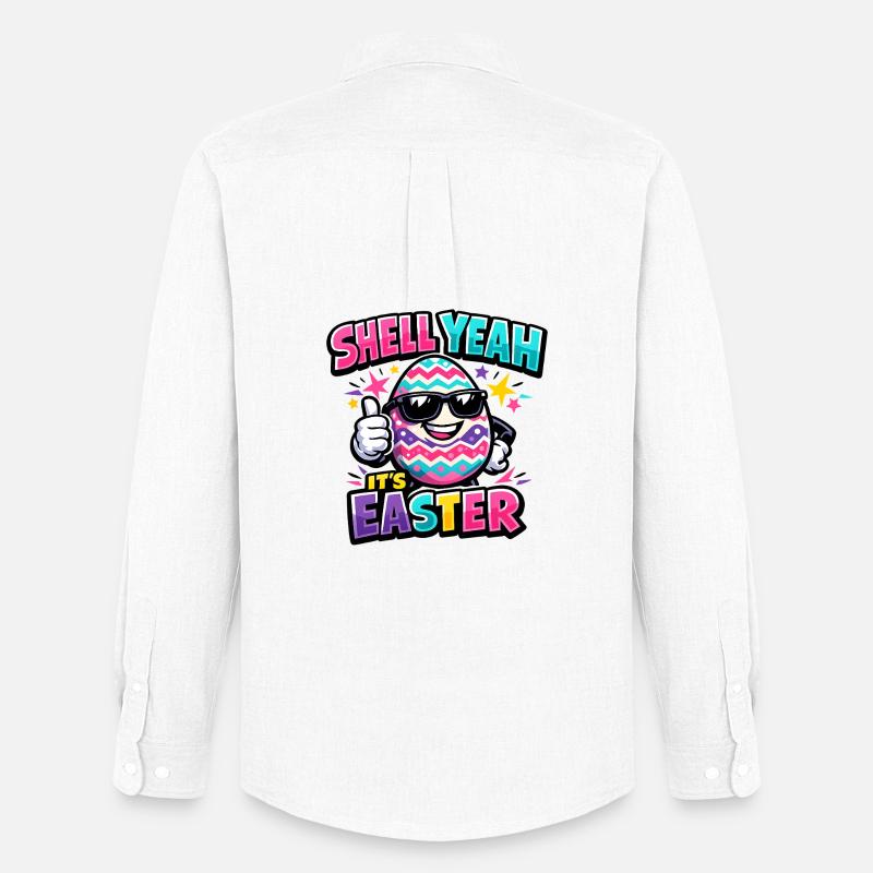 Hell Yeah It's Easter - Männer Oxford Hemd von Stanley/Stella - Weiß