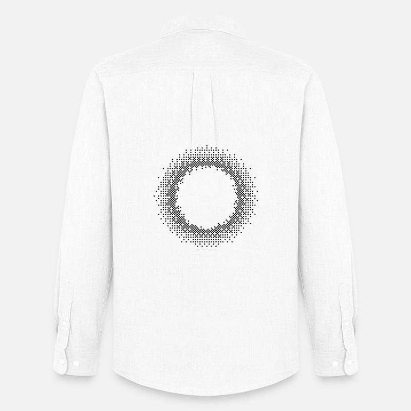 Progettazione dei cerchi geometrici - Stanley/Stella Camicia Oxford uomo - bianco
