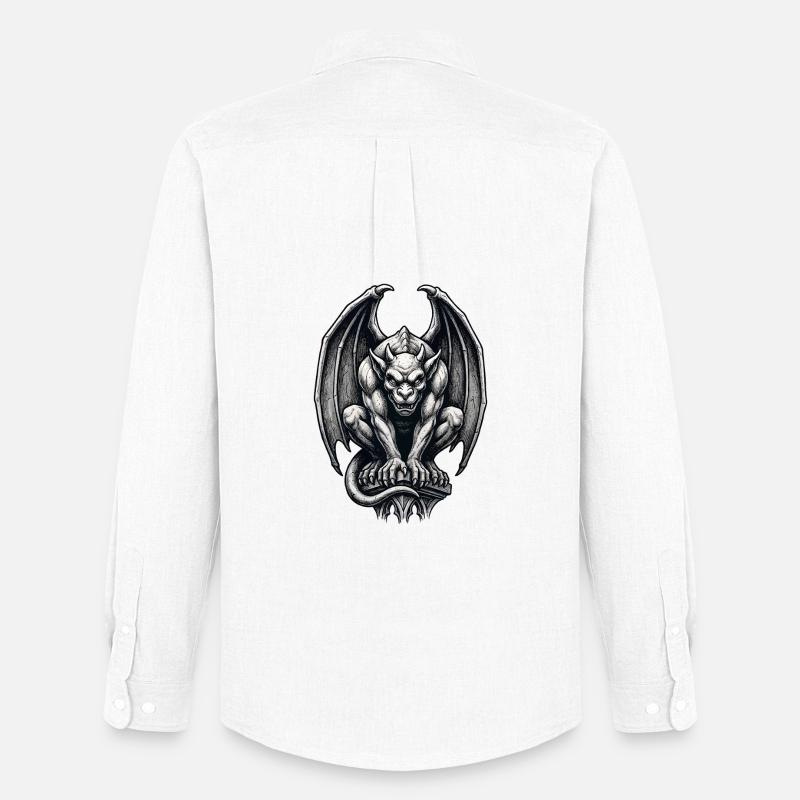 Vintage Gargoyle - Stanley/Stella Camicia Oxford uomo - bianco