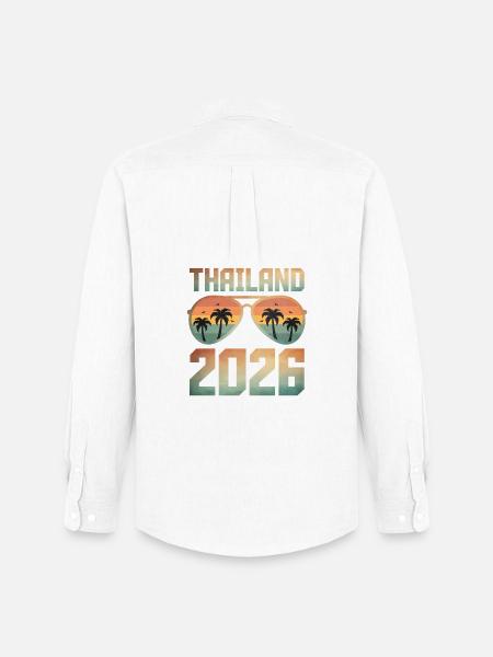 Thailand 2026 - Men's Oxford Shirt by Stanley/Stella - white