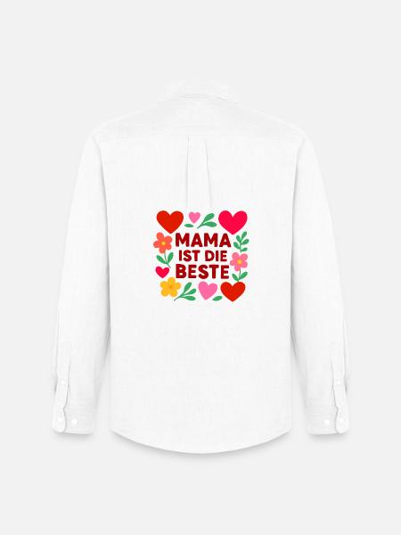 Mom is the best - Men's Oxford Shirt by Stanley/Stella - white