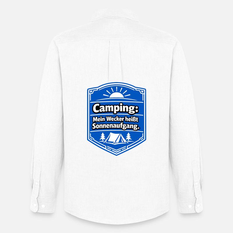 Camper - Männer Oxford Hemd von Stanley/Stella - Weiß
