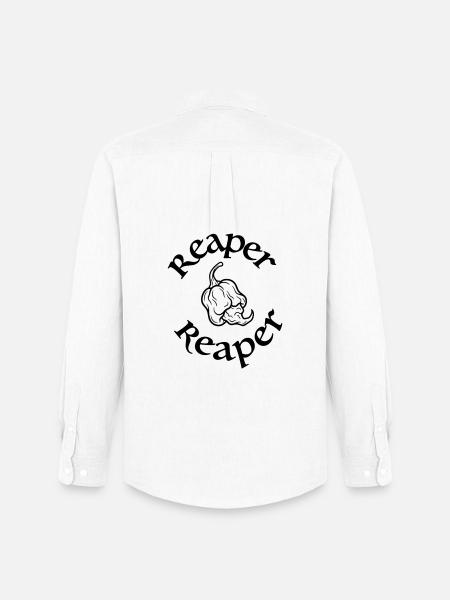 Carolina Reaper - Men's Oxford Shirt by Stanley/Stella - white