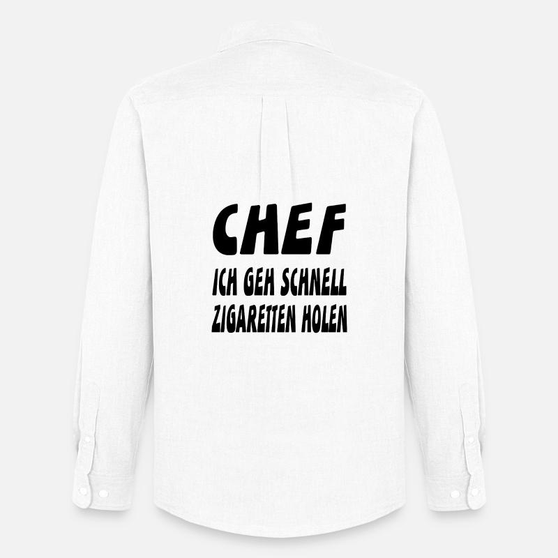 Chef - Männer Oxford Hemd von Stanley/Stella - Weiß