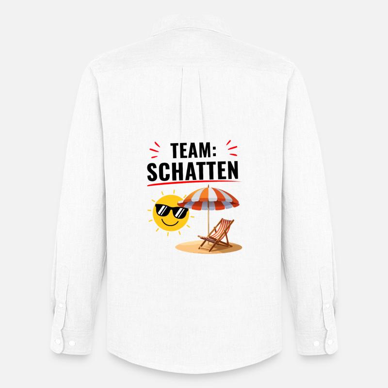 Team Schatten Vibes - Männer Oxford Hemd von Stanley/Stella - Weiß