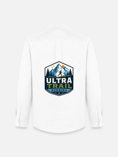 Ultra Trail Running - Men's Oxford Shirt by Stanley/Stella - white