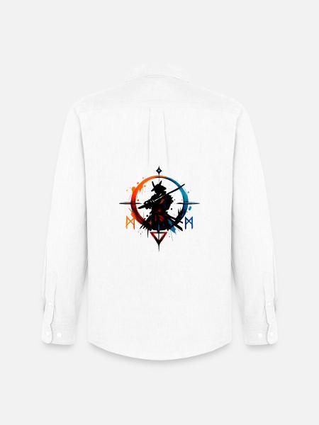 Feuer Eis Runenring - Men's Oxford Shirt by Stanley/Stella - white