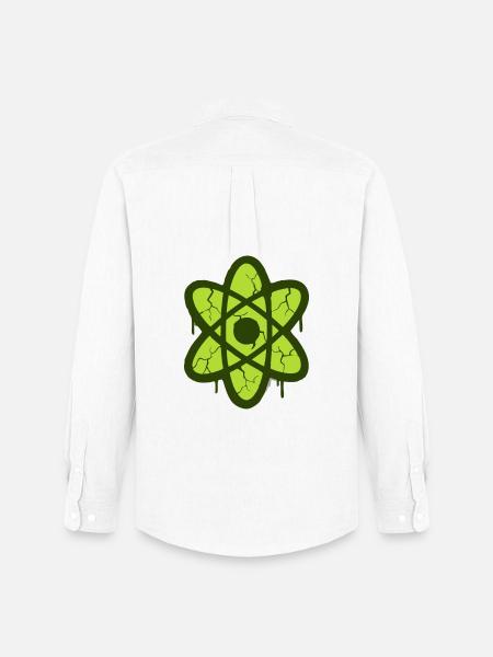 Atom Symbol Graffiti Logo - Men's Oxford Shirt by Stanley/Stella - white