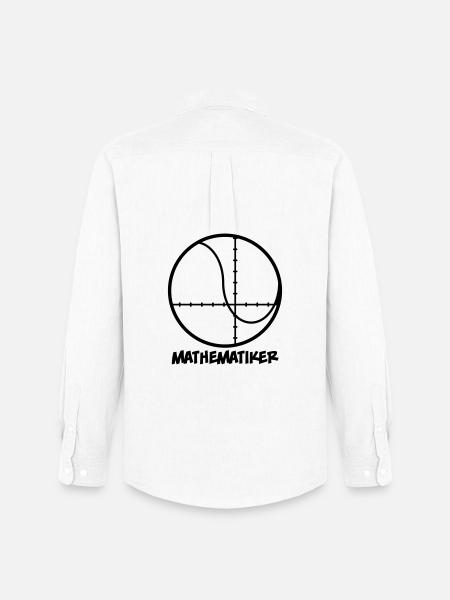 Mathematiker - Männer Oxford Hemd von Stanley/Stella - Weiß