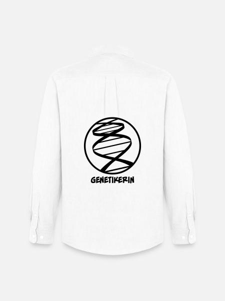 Genetikerin - Männer Oxford Hemd von Stanley/Stella - Weiß