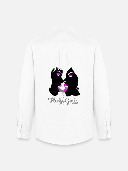 fluffy girls - Männer Oxford Hemd von Stanley/Stella - Weiß