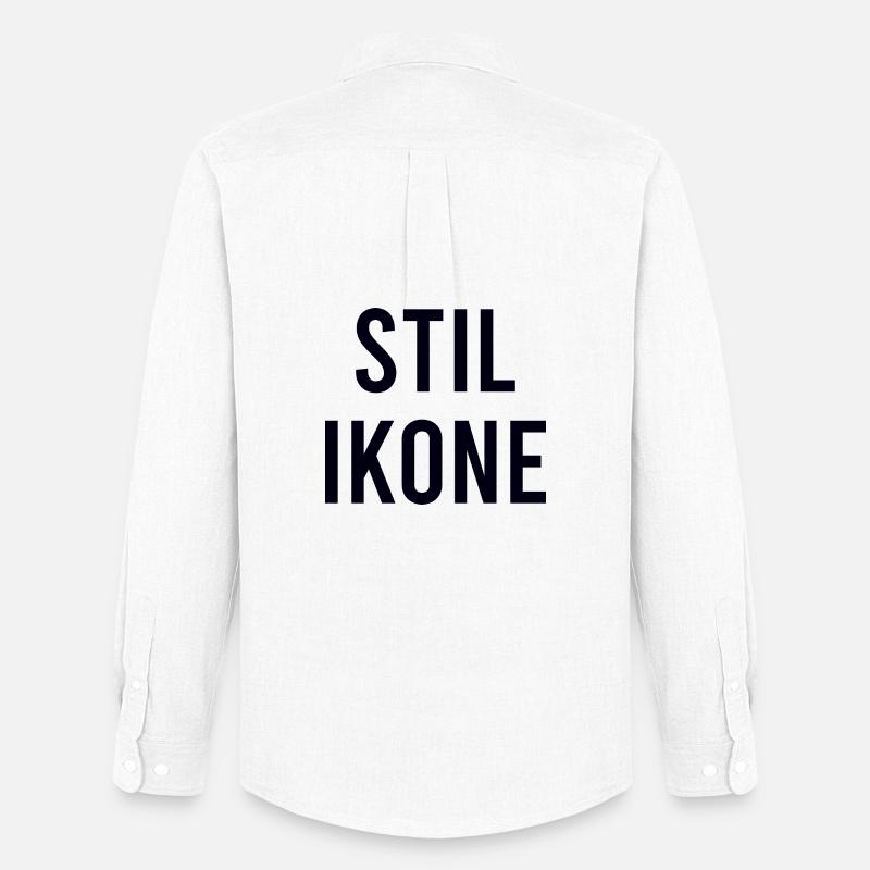 STYLE ICON - Men's Oxford Shirt by Stanley/Stella - white