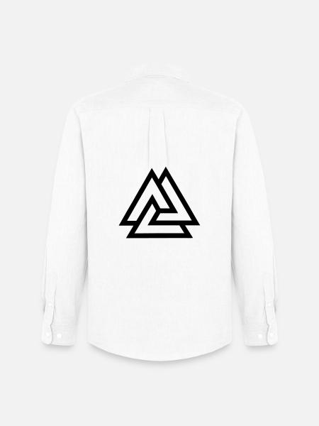Valknut knot fallen in battle - Men's Oxford Shirt by Stanley/Stella - white