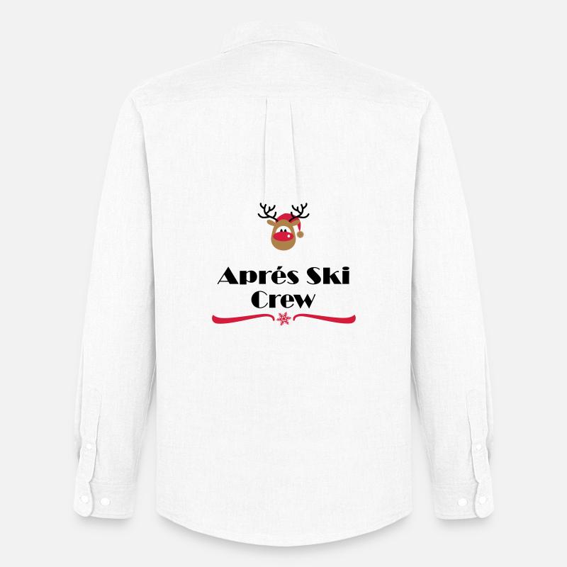 apres ski - Männer Oxford Hemd von Stanley/Stella - Weiß