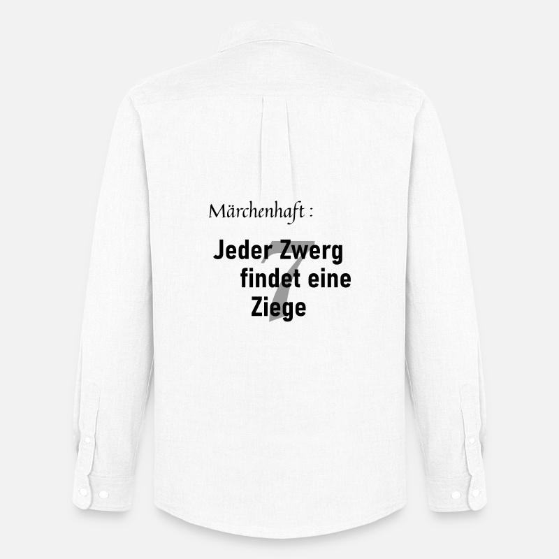 Märchenhaft - Männer Oxford Hemd von Stanley/Stella - Weiß