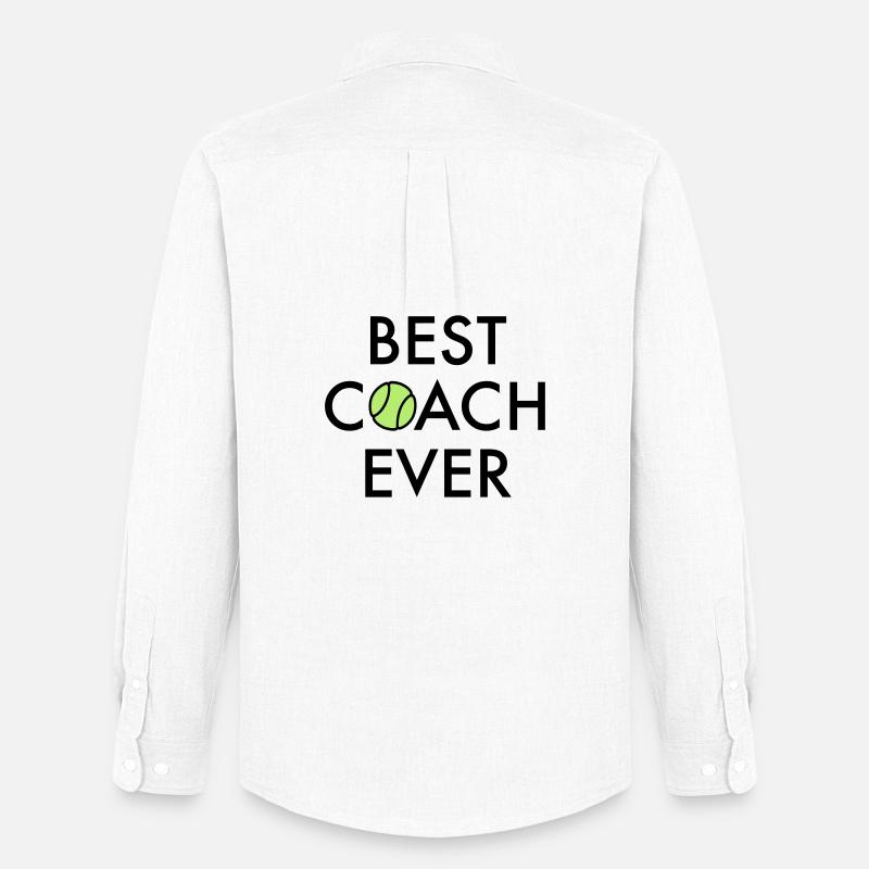 Best coach ever - Men's Oxford Shirt by Stanley/Stella - white