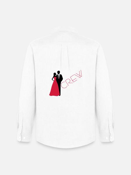 Department bride wedding groom - Men's Oxford Shirt by Stanley/Stella - white