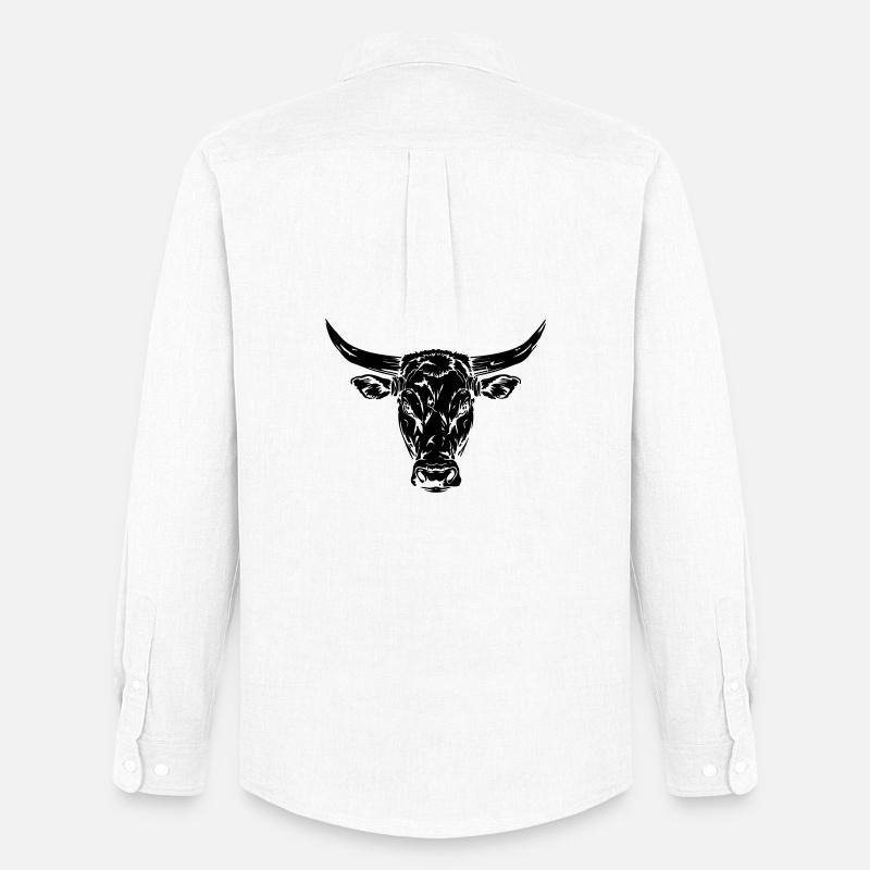 Bull - Men's Oxford Shirt by Stanley/Stella - white
