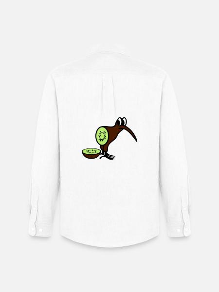 Kiwi - Chemise Oxford homme Stanley/Stella - blanc