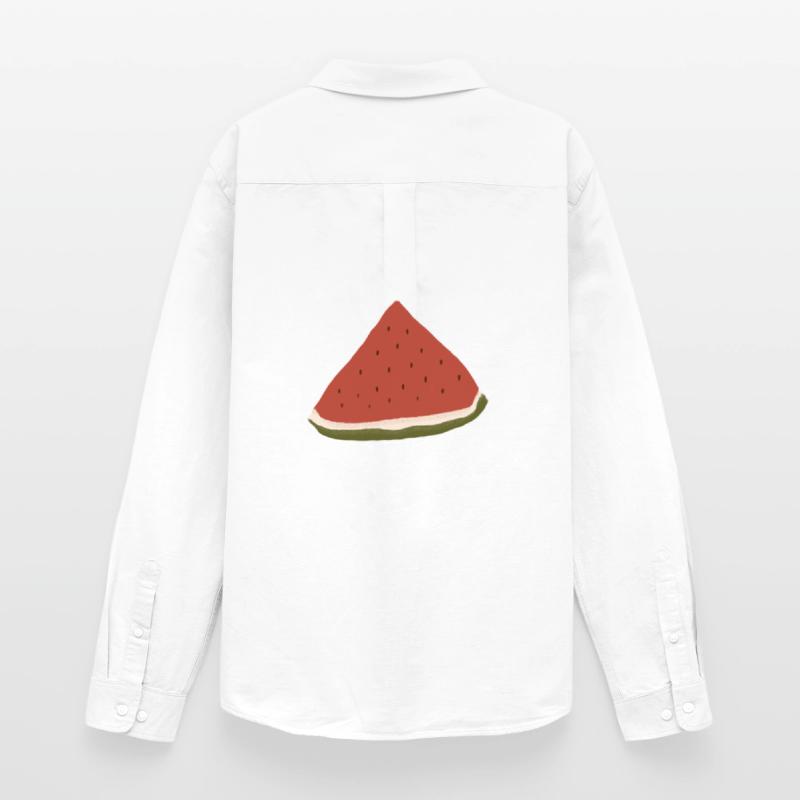 Pastèque, Pastèque, Melon Chemise Oxford homme Stanley/Stella