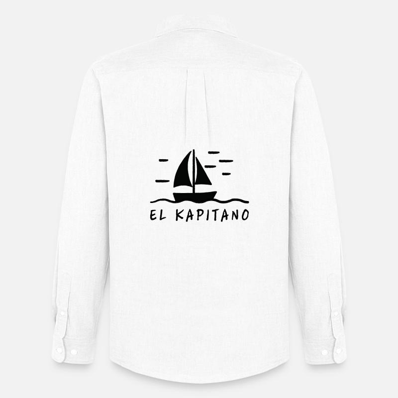 el kapitano - Männer Oxford Hemd von Stanley/Stella - Weiß