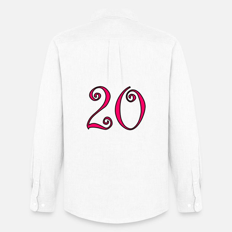 Farbe2-460_text234-2-50-5-4-8-6-8-7-3-0-6-3-3 - Männer Oxford Hemd von Stanley/Stella - Weiß