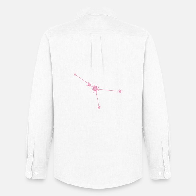 Krebsstern Sternbild Sternzeichen Pastellrosa - Männer Oxford Hemd von Stanley/Stella - Weiß