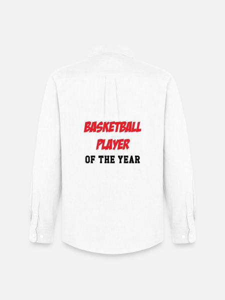 Basketball Player of the Year - Men's Oxford Shirt by Stanley/Stella - white