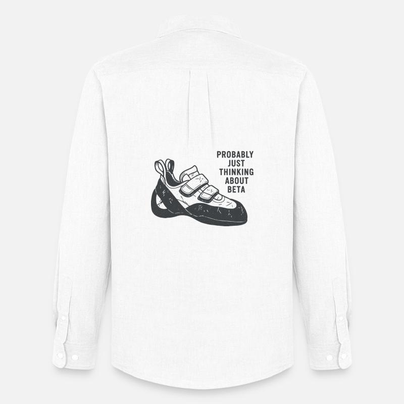 Beta Thought Sneaker Tee - Männer Oxford Hemd von Stanley/Stella - Weiß