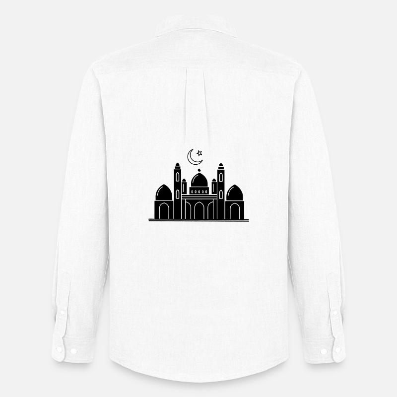 Moschee religiöse Kultstätte - Männer Oxford Hemd von Stanley/Stella - Weiß