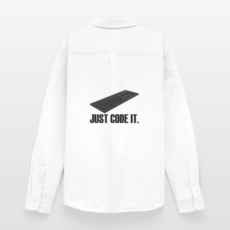 Just Code it Men's Oxford Shirt by Stanley/Stella