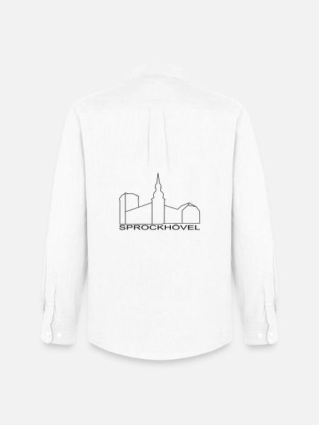 Sprockhövel - Männer Oxford Hemd von Stanley/Stella - Weiß