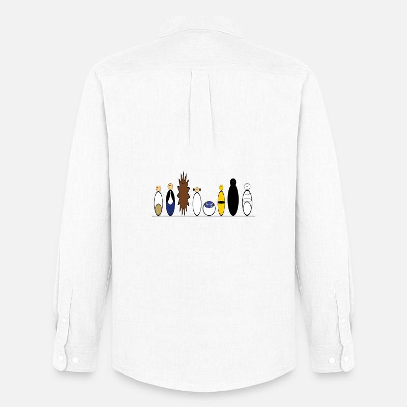 Hope Crew - Männer Oxford Hemd von Stanley/Stella - Weiß