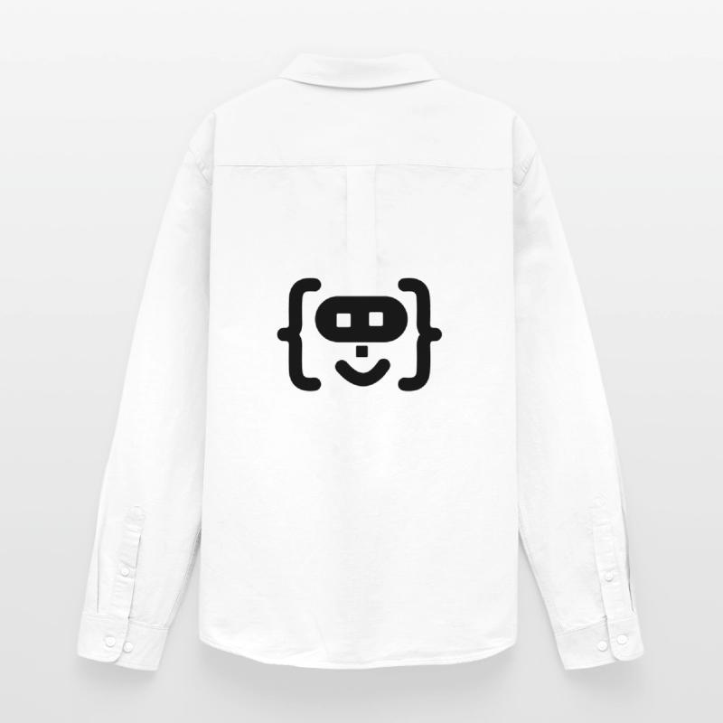 Hacker-Programmierer-Code-Logo Männer Oxford Hemd von Stanley/Stella